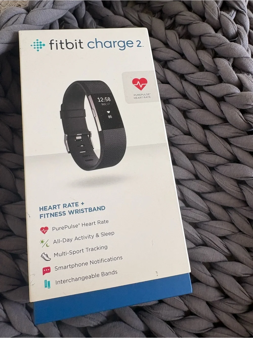 NWOT fitbit Charge 2 Fitness Wristband - Black